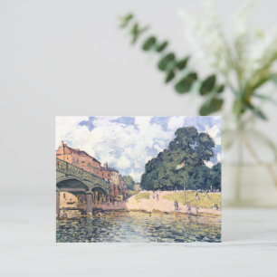 Alfred Sisley Hampton Court Bridge Postkarte