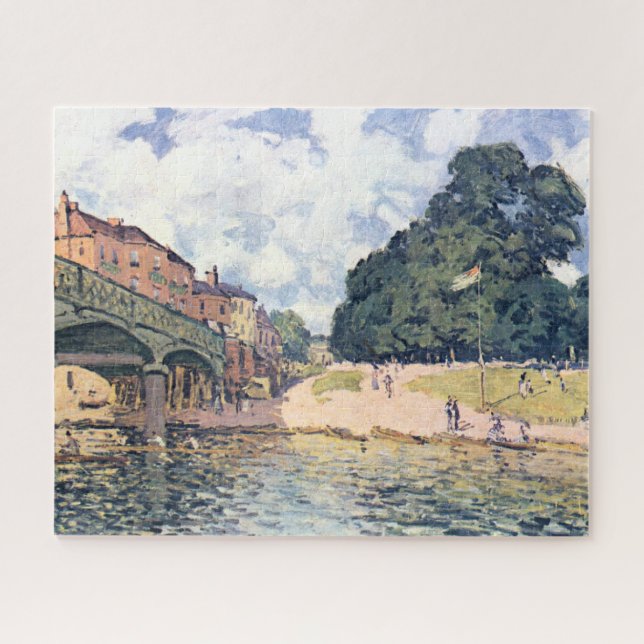 Alfred Sisley Hampton Court Bridge Puzzle (Horizontal)