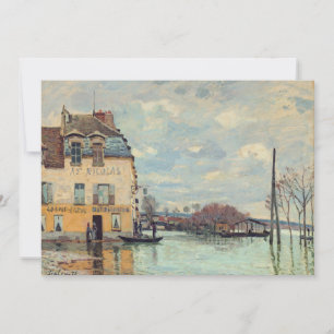 Alfred Sisley - Hochwasser in Port-Marly 1872 Dankeskarte