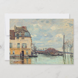 Alfred Sisley - Hochwasser in Port-Marly 1872 Einladung