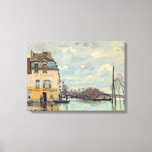 Alfred Sisley - Hochwasser in Port-Marly 1872 Leinwanddruck