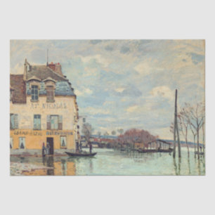 Alfred Sisley - Hochwasser in Port-Marly 1872 Seidenpapier