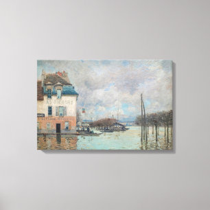 Alfred Sisley - Hochwasser in Port-Marly 1876 Leinwanddruck