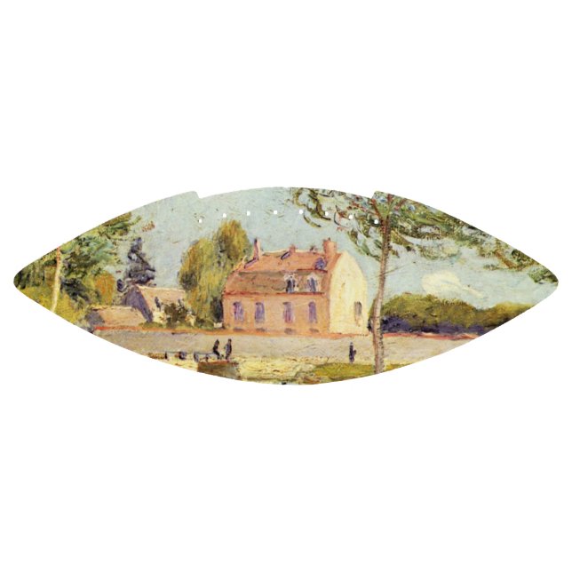 Alfred Sisley Houses on the banks of the Loing Football (Panel)