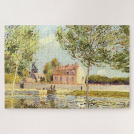 Alfred Sisley Houses on the banks of the Loing Puzzle