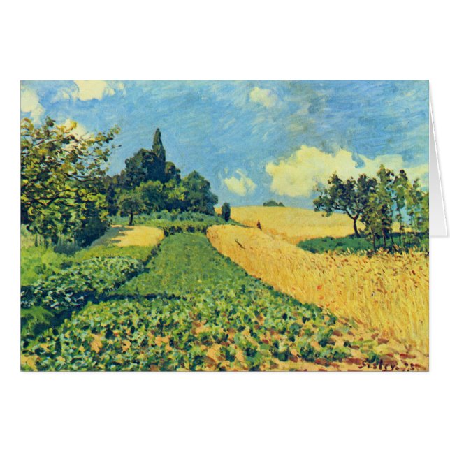 Alfred Sisley-Korn-Felder Argenteuil (Vorderseite (Horizontal))