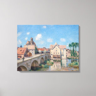 Alfred-Sisley-Kunstwerk - Le Pont de Moret Leinwanddruck