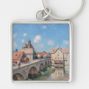 Alfred-Sisley-Kunstwerk - Le Pont de Moret Schlüsselanhänger