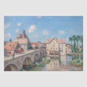 Alfred-Sisley-Kunstwerk - Le Pont de Moret Seidenpapier