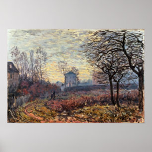 Alfred Sisley   Landschaft in der Nähe von Louveci Poster