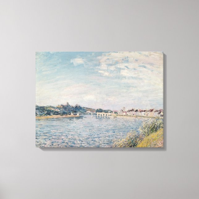 Alfred Sisley | Landschaft Leinwanddruck (Vorderseite)