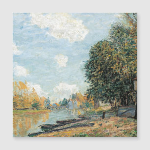 Alfred Sisley Moret: Die Banken des Loing Magnetkarte