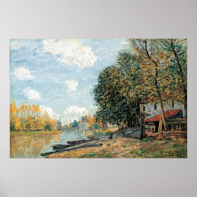 Alfred Sisley Moret: Die Banken des Loing Poster (Vorne)