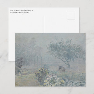 Alfred Sisley - Nebel, Voisins Postkarte