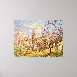 Alfred Sisley Orchard im Frühjahr Leinwanddruck