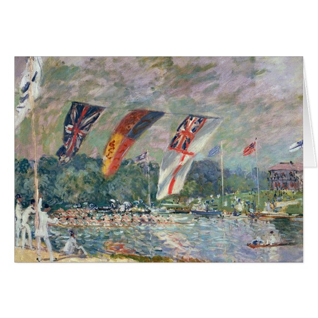 Alfred Sisley | Regatta bei Molesey (Vorderseite (Horizontal))