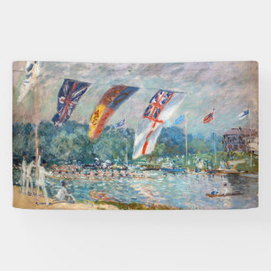 Alfred Sisley - Regatta bei Molesey Banner