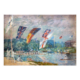 Alfred Sisley - Regatta bei Molesey Fotodruck