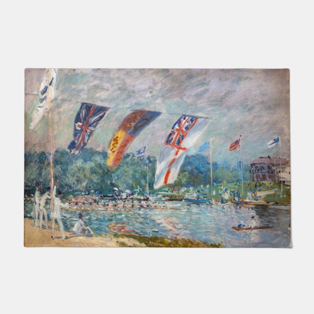 Alfred Sisley - Regatta bei Molesey Fußmatte (Vorderseite)