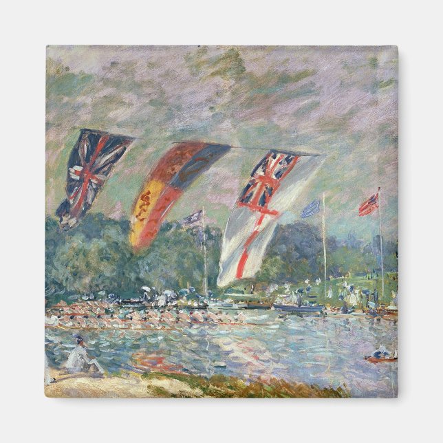 Alfred Sisley | Regatta bei Molesey Magnet (Vorne)