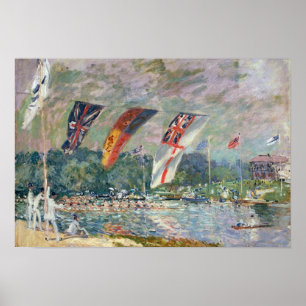 Alfred Sisley   Regatta bei Molesey Poster
