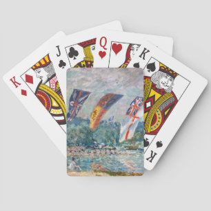 Alfred Sisley - Regatta bei Molesey Spielkarten