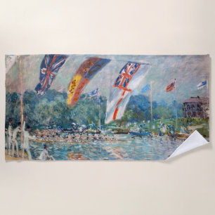 Alfred Sisley - Regatta bei Molesey Strandtuch