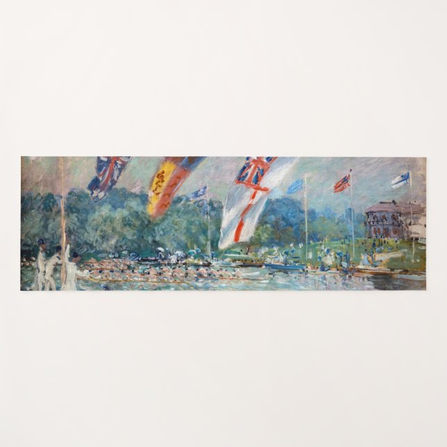 Alfred Sisley - Regatta bei Molesey Yogamatte (Vorderseite (Horizontal))