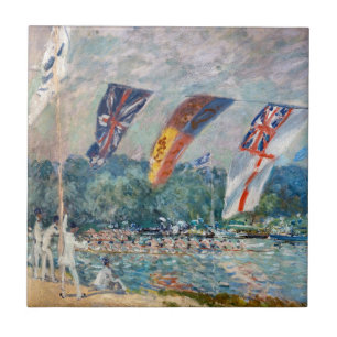 Alfred Sisley - Regatta in Molesey Fliese