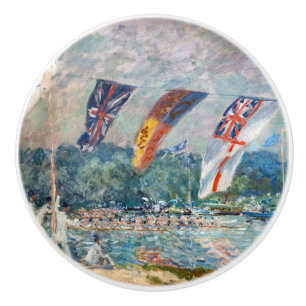 Alfred Sisley - Regatta in Molesey Keramikknauf