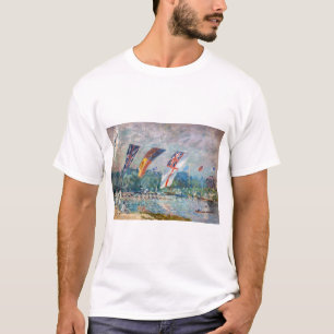 Alfred Sisley - Regatta in Molesey T-Shirt