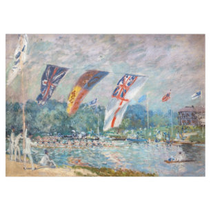 Alfred Sisley - Regatta in Molesey Tischdecke