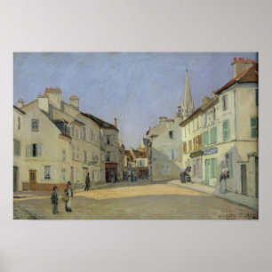 Alfred Sisley   Rue de la Chaussee at Argenteuil Poster