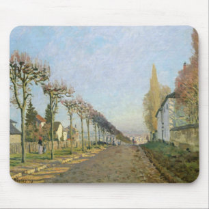 Alfred Sisley   Rue de la Machine, Louveciennes Mousepad