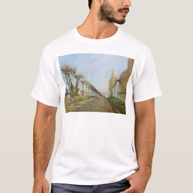 Alfred Sisley | Rue de la Machine, Louveciennes T-Shirt (Vorderseite)
