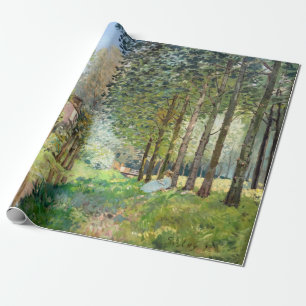 Alfred Sisley - Ruhe am Bach Geschenkpapier