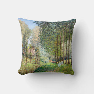 Alfred Sisley - Ruhe am Bach Kissen