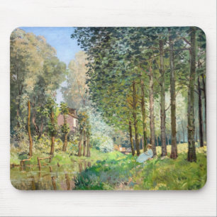 Alfred Sisley - Ruhe am Bach Mousepad