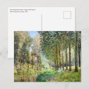 Alfred Sisley - Ruhe am Bach Postkarte