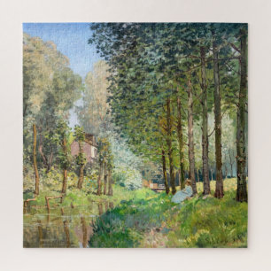 Alfred Sisley - Ruhe am Bach Puzzle