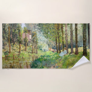 Alfred Sisley - Ruhe am Bach Strandtuch