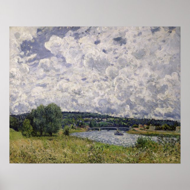 Alfred Sisley | Seine in Suresnes Poster (Vorne)