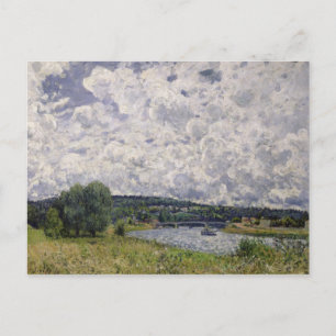 Alfred Sisley Seine in Suresnes Postkarte