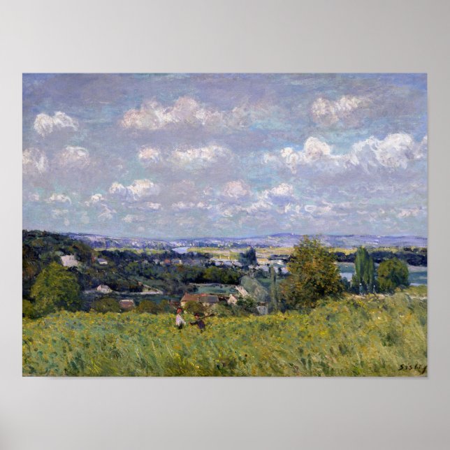 Alfred Sisley | Seine-Tal in St-Cloud Poster (Vorne)