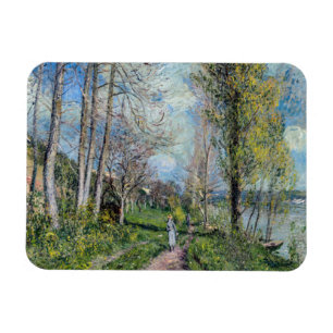 Alfred Sisley - Seine-Ufer bei By Magnet