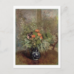 Alfred Sisley Stillleben wild lebender Blume Postkarte