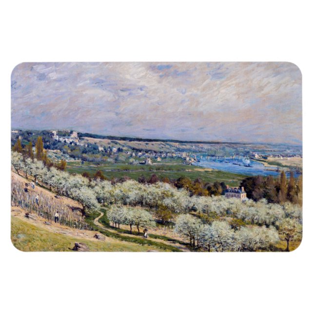 Alfred Sisley - Terrasse auf Saint-Germain, Frühja Magnet (Horizontal)