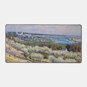Alfred Sisley - Terrasse auf Saint-Germain, Frühja Schreibtischunterlage