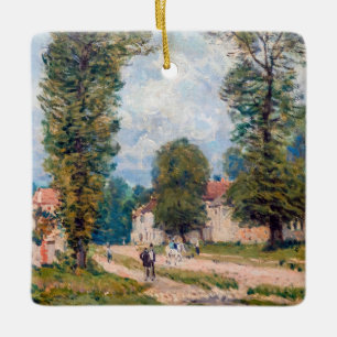 Alfred Sisley - The Versailles Road Keramikornament