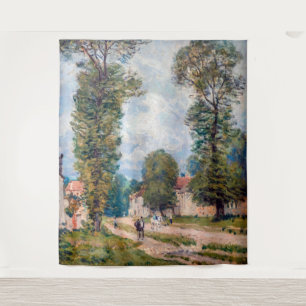 Alfred Sisley - The Versailles Road Wandteppich
